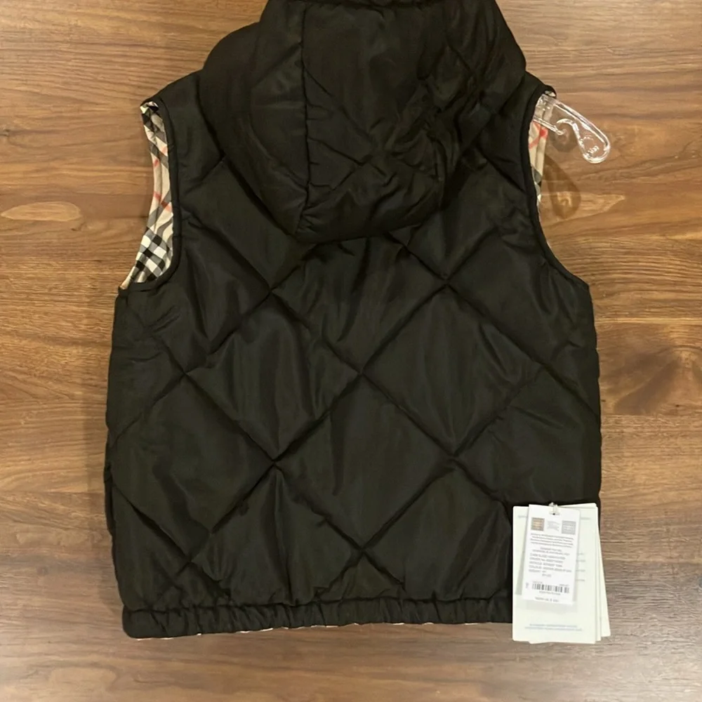 NWT - Burberry Reversible Check Vest
